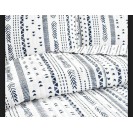 Hygge Stripe Quilt Navy/White 3Pc Set King by Lush Decoration