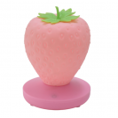 Cute Pink Strawberry Lamp LED Atmosphere Bedside Night Light USB Rechargeable