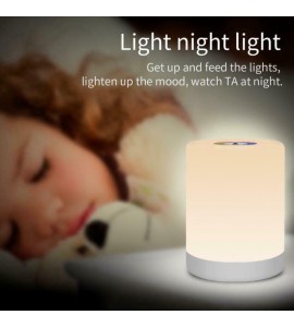 LED Night Light, Smart Bedside Table Lamp, Touch Control, Dimmable, USB Rechargeable LED Night Light, Smart Bedside Table Lamp, Touch Control, Dimmable, USB Rechargeable
