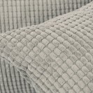 2Pcs Taupe Pillows Shell Cushion Covers Corduroy Corn Striped Home Sofa 45x45cm