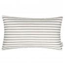 Striped Rectangle Cushion Black White Monochrome Stripes Cover Sofa 12 x 20"