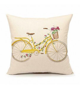 Spring Floral Pillow Cover 18 x 18 Inch Summer Home Decorative Throw Cushion Spring Floral Pillow Cover 18 x 18 Inch Summer Home Decorative Throw Cushion