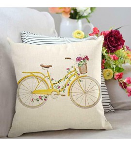 Spring Floral Pillow Cover 18 x 18 Inch Summer Home Decorative Throw Cushion Spring Floral Pillow Cover 18 x 18 Inch Summer Home Decorative Throw Cushion