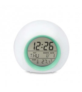 Kids Alarm Clock - Wake Up Light Digital Clock (White) Kids Alarm Clock - Wake Up Light Digital Clock (White)