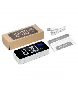Alarm Clock USB Night Light Thermometer Digital LED Display Table Children Gifts Alarm Clock USB Night Light Thermometer Digital LED Display Table Children Gifts