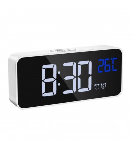 Alarm Clock USB Night Light Thermometer Digital LED Display Table Children Gifts Alarm Clock USB Night Light Thermometer Digital LED Display Table Children Gifts