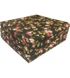 Foam Beds, High Density Folding Mats 3x27x75, Rose Black Foam Beds, High Density Folding Mats 3x27x75, Rose Black