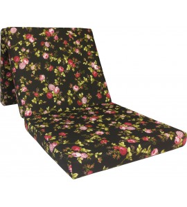 Foam Beds, High Density Folding Mats 3x27x75, Rose Black Foam Beds, High Density Folding Mats 3x27x75, Rose Black