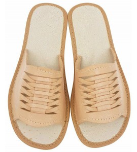 COMFORT HANDMADE SLIPPERS NATURAL LEATHER COMFORT HANDMADE SLIPPERS NATURAL LEATHER