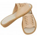COMFORT HANDMADE SLIPPERS NATURAL LEATHER