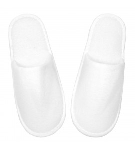 Disposable Slippers Closed Toe Spa Slippers White Non-Slip Hotel Travel Guest (3PCS PACK) Disposable Slippers Closed Toe Spa Slippers White Non-Slip Hotel Travel Guest (3PCS PACK)