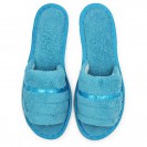 Soft Terry Slipper Open Toe House Shoes Soft Warm Slide