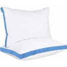 Gusseted Quilted Pillow Bed Pillows Side Back Sleepers Utopia Bedding