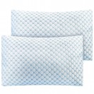 Cooling Pillow Heat Moisture Reducing Ice Silk Gel Infused Memory Foam Pillow
