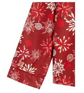 Men and Women's Flannel Pajama Two Piece Set PJ Sleepwear with Button Front (Red) Men and Women's Flannel Pajama Two Piece Set PJ Sleepwear with Button Front (Red)